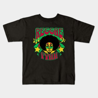 Reggae Fyah Music Kids T-Shirt